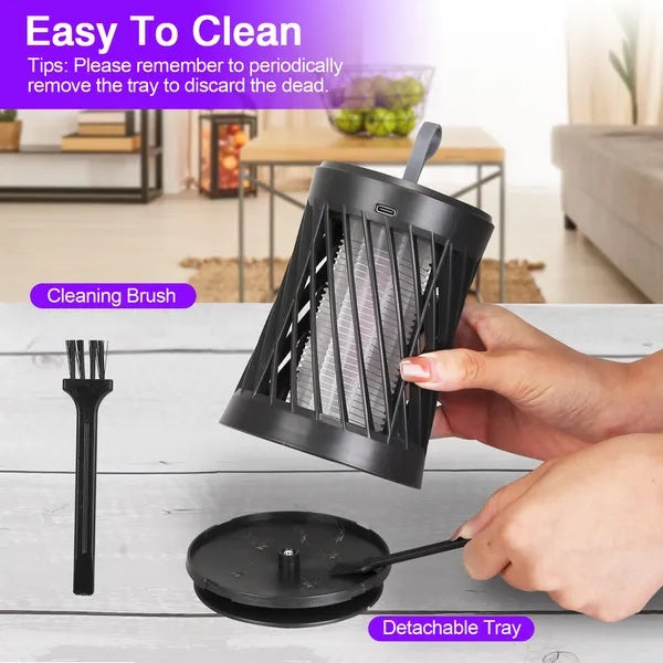 Rechargeable Mosquito Killer Lamp Bug Zapper With Night Light