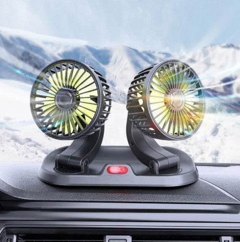 Double Headed Vehicle Fan